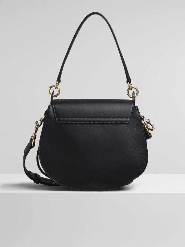 Chloé Bolsos Mujer Tess Negras Suede JZOA62795